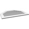 Ekena Millwork Octagonal Top Surface Mount PVC Gable Vent: Functional, w/ 3-1/2"W x 1"P Standard Frame, 36"W x 26"H GVPOT36X2601SF - alternate 3